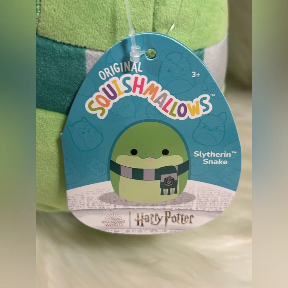 Harry Potter Slytherin Snake Squishmallow Plush Toy